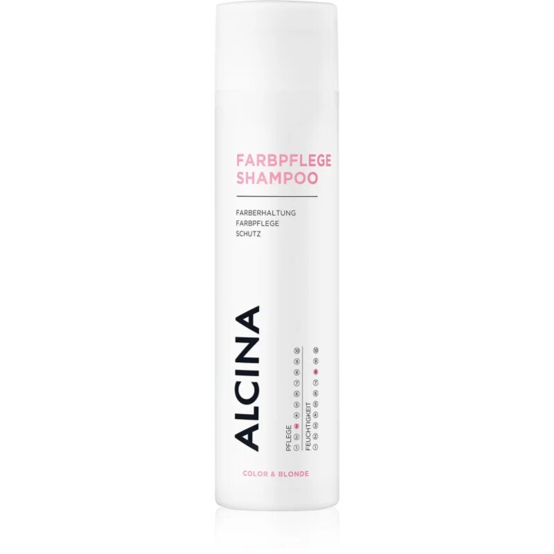 Alcina Color & Blond sampon festett vegyileg kezelt és szőkített hajra 250 ml