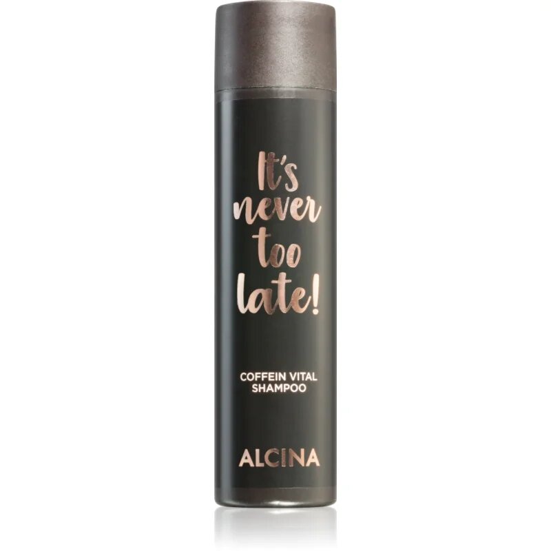 Alcina It's never too late! sampon koffein kivonattal a haj megerősítésére 250 ml