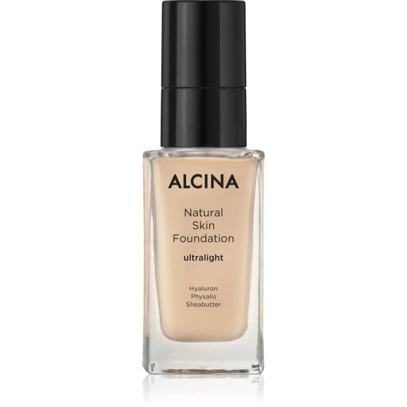 Alcina Natural Skin Foundation ultra könnyű make-up árnyalat Ultralight 35 ml