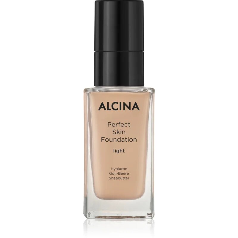 Alcina Perfect Skin Foundation fedő hatású alapozó a tökéletes bőrért árnyalat Light 35 ml