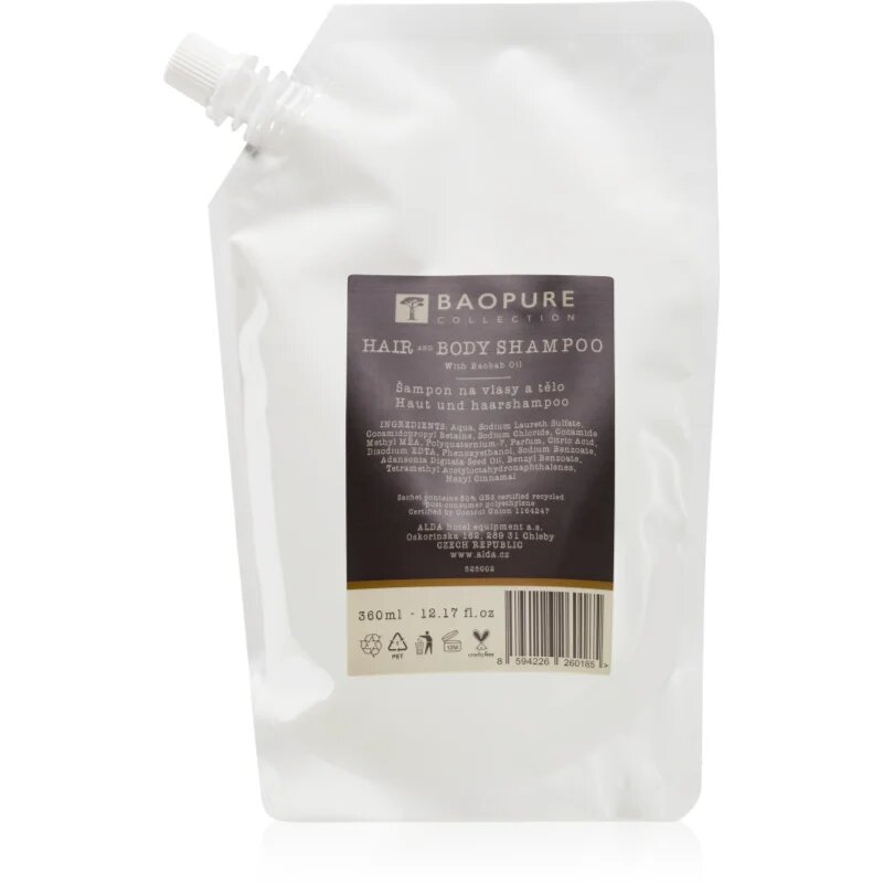 Alda cosmetics Baopure sampon haj és test 360 ml