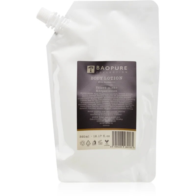 Alda cosmetics Baopure testápoló tej 360 ml