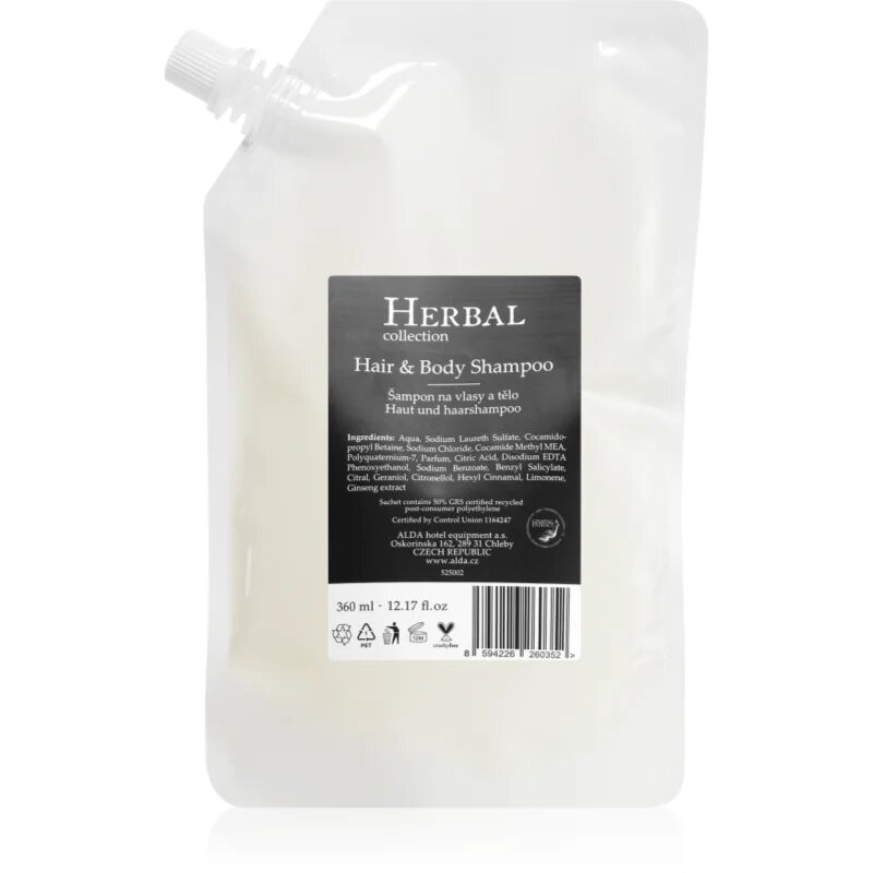 Alda cosmetics Herbal Collection sampon testre és hajra 360 ml