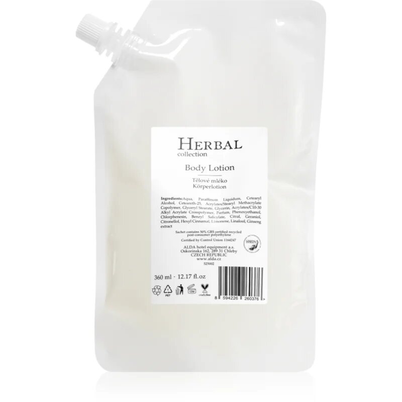Alda cosmetics Herbal Collection testápoló tej 360 ml