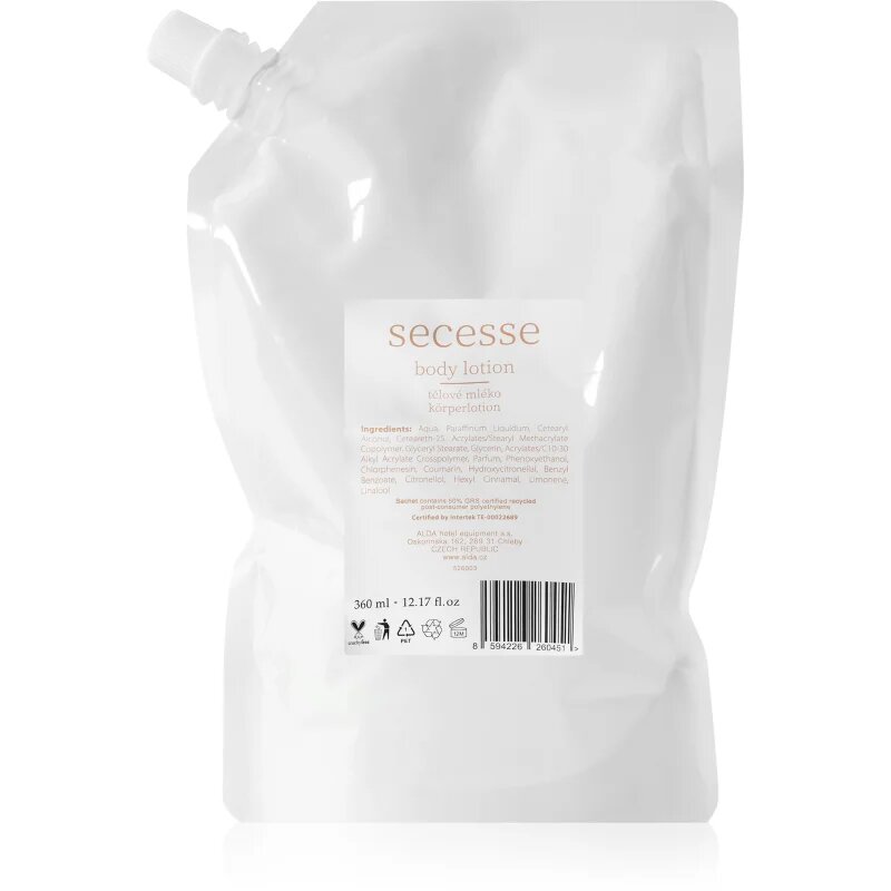 Alda cosmetics Secesse testápoló tej 360 ml