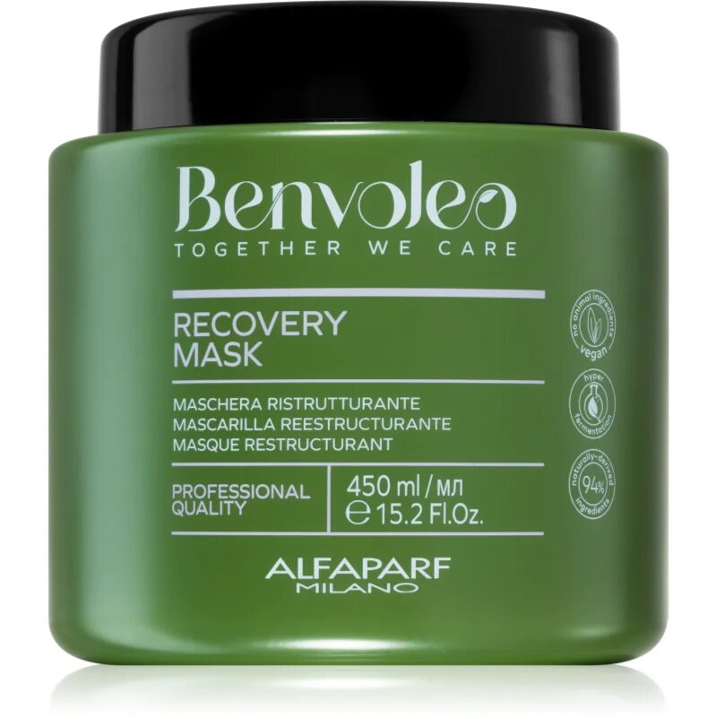 Alfaparf Milano Benvoleo Recovery intenzív regeneráló maszk a károsult hajra 450 ml