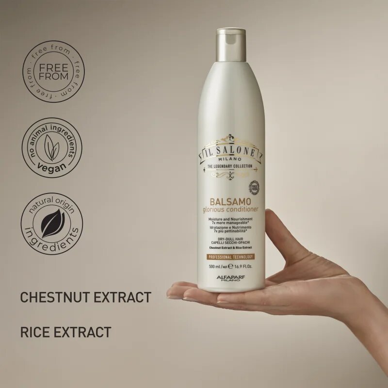 Alfaparf Milano Il Salone Milano Glorious tápláló kondícionáló száraz és sérült hajra 500 ml