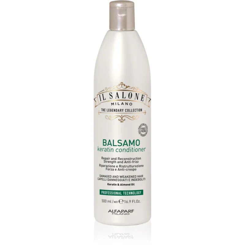 Alfaparf Milano Il Salone Milano Keratin megújító kondicionáló a károsult hajra 500 ml