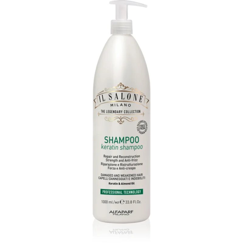Alfaparf Milano Il Salone Milano Keratin megújító sampon a károsult hajra 1000 ml