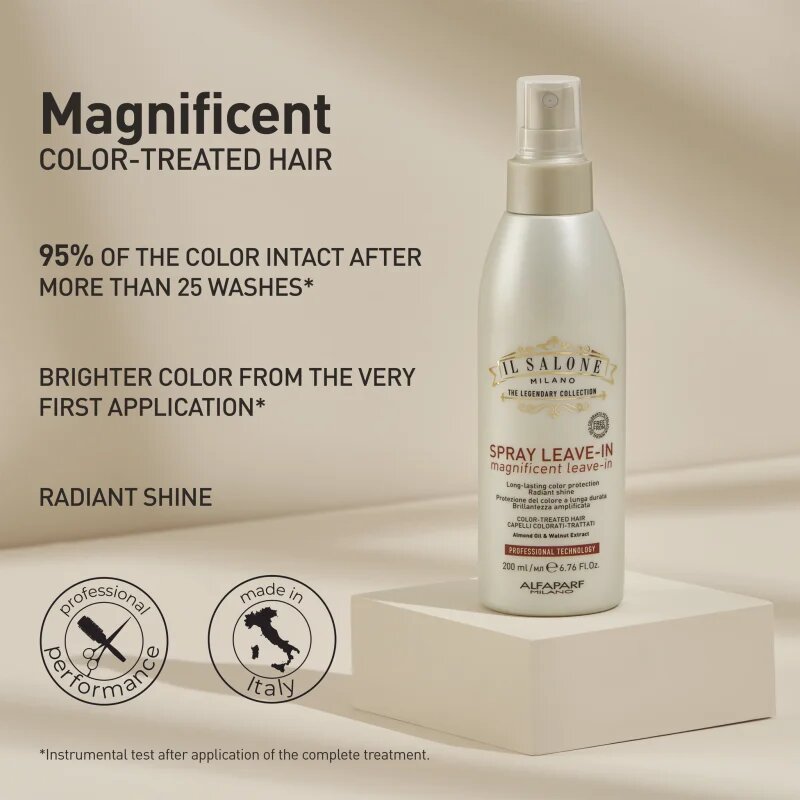 Alfaparf Milano Il Salone Milano Magnificent öblítés nélküli kondicionáló festett hajra 200 ml