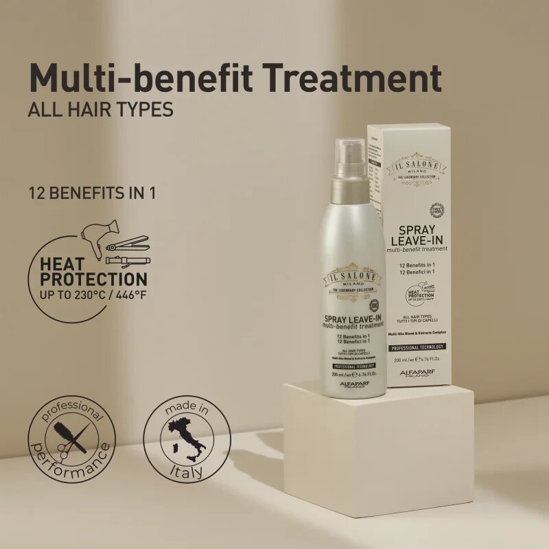Alfaparf Milano Il Salone Milano Multi-benefit multifunkciós hajspray minden hajtípusra 200 ml