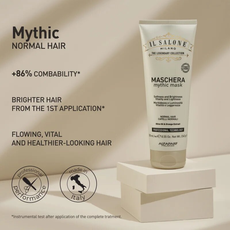 Alfaparf Milano Il Salone Milano Mythic hidratáló maszk normál és száraz hajra 250 ml