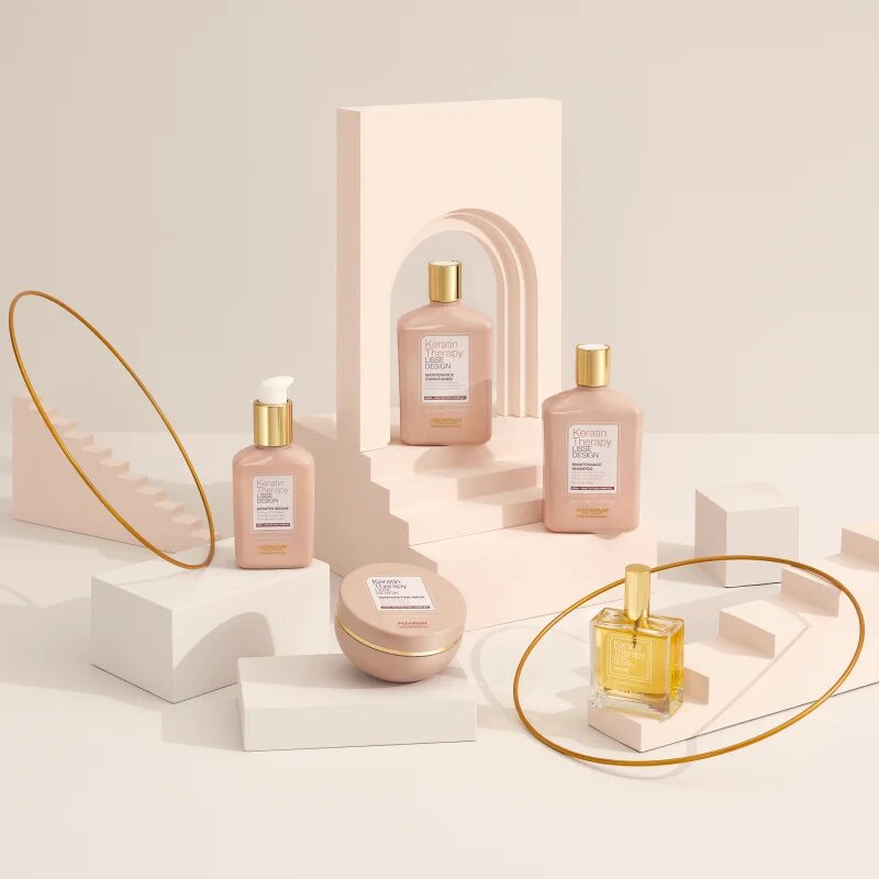 Alfaparf Milano Keratin Therapy Lisse Design hidratáló szérum a fénylő és selymes hajért 125 ml
