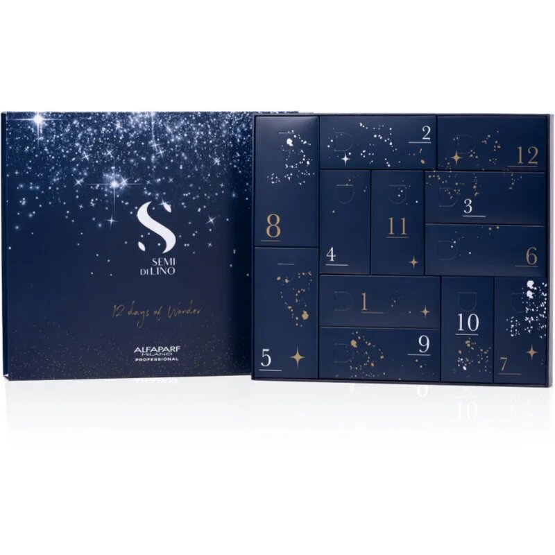 Alfaparf Milano Semi di Lino Advent Calendar ádventi naptár a szép hajért és bőrért