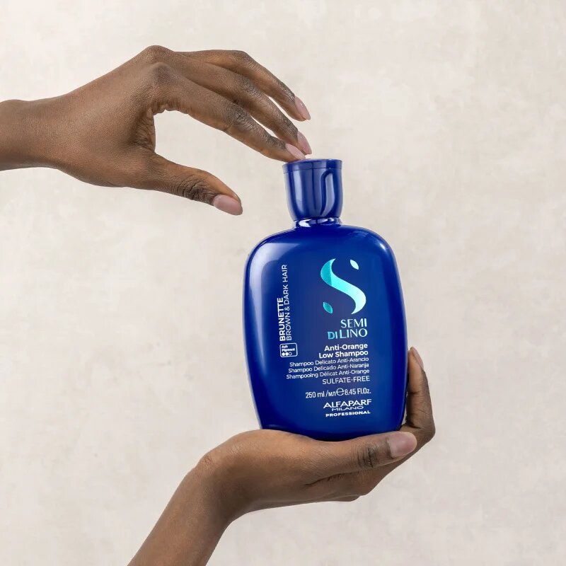 Alfaparf Milano Semi di Lino Brunette tonizáló sampon semlegesítő réz alaptónusok 250 ml