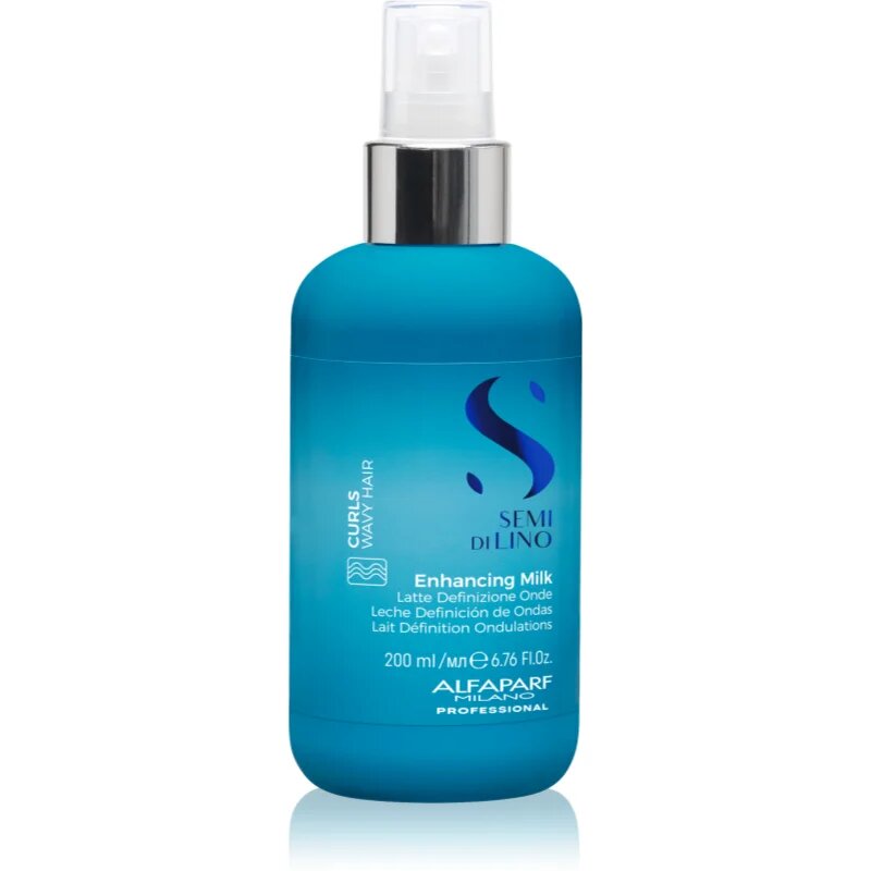 Alfaparf Milano Semi Di Lino Curls Enhancing Milk formázó tej minden típusú göndör hajra alkalmas 200 ml