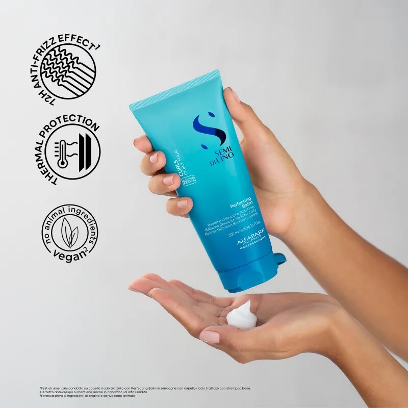 Alfaparf Milano Semi Di Lino Curls Perfecting Balm balzsam göndör hajra 200 ml