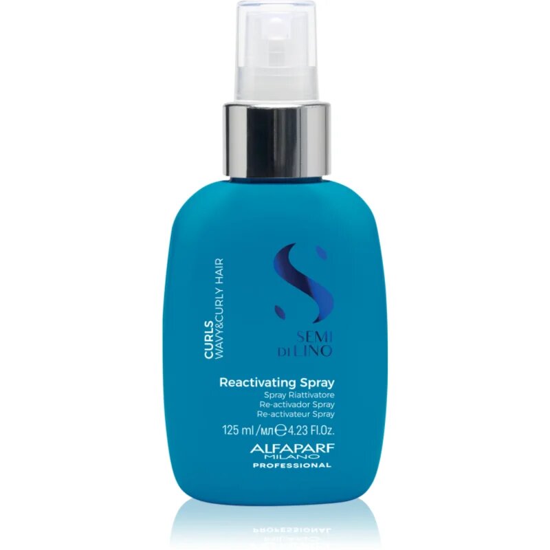Alfaparf Milano Semi Di Lino Curls strukturáló hajformázó spray göndör hajra 125 ml