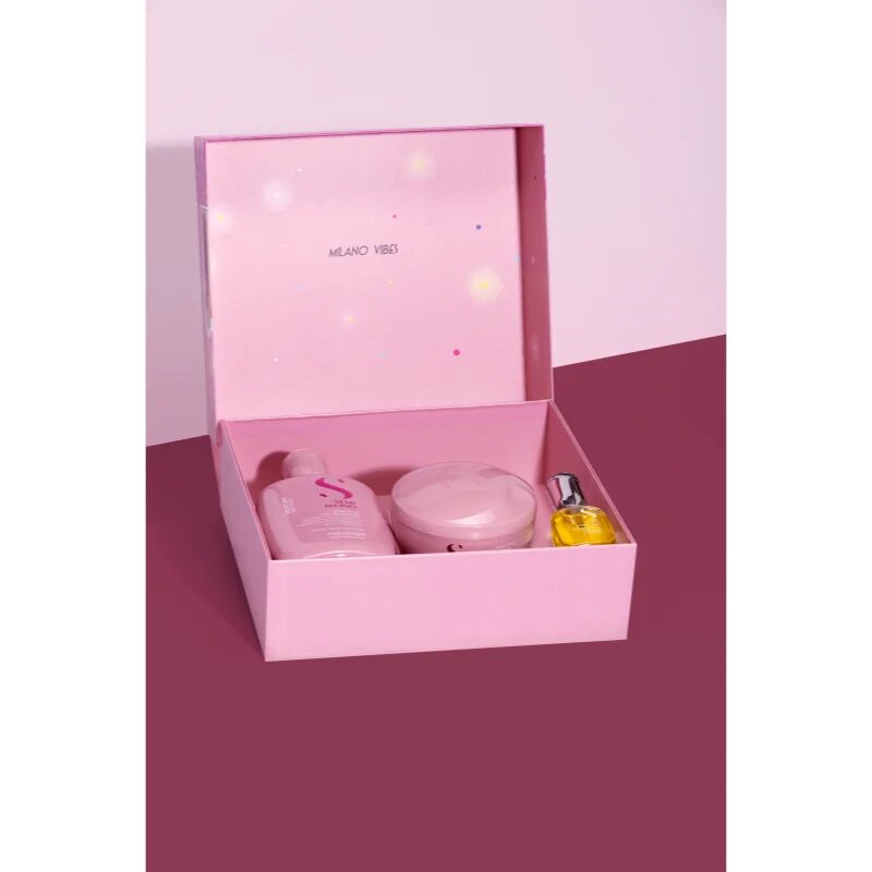 Alfaparf Milano Semi di Lino Moisture Holiday Kit ajándékszett az intenzív hidratálásért 3 db
