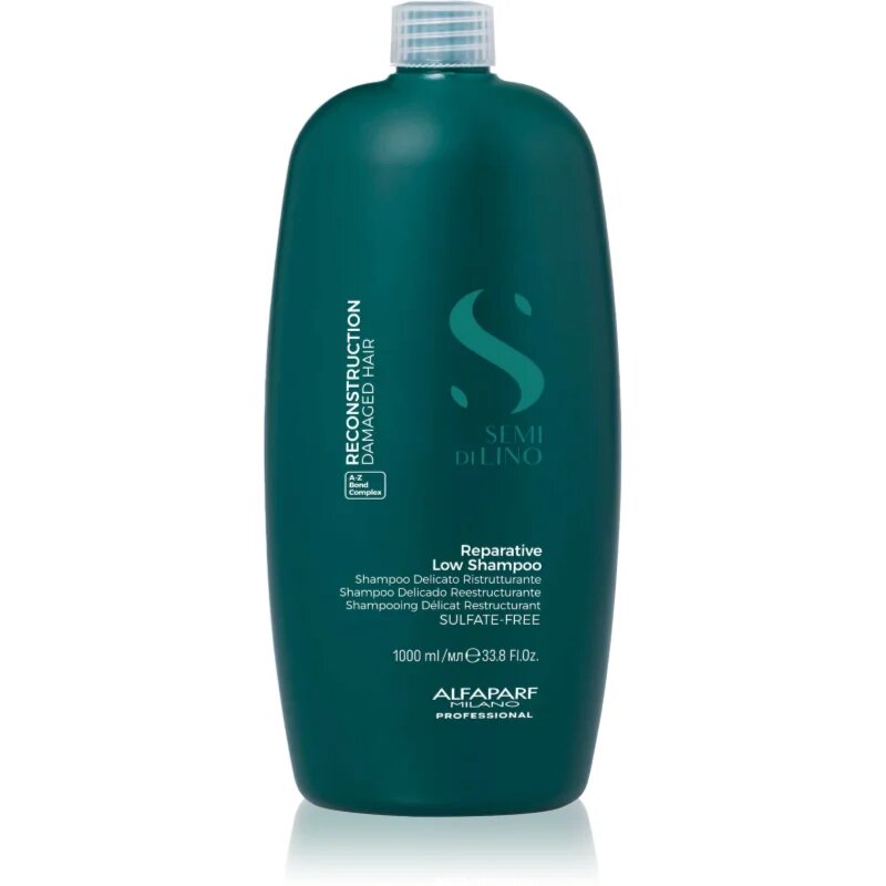 Alfaparf Milano Semi di Lino Reconstruction Reparative megújító sampon a károsult hajra 1000 ml