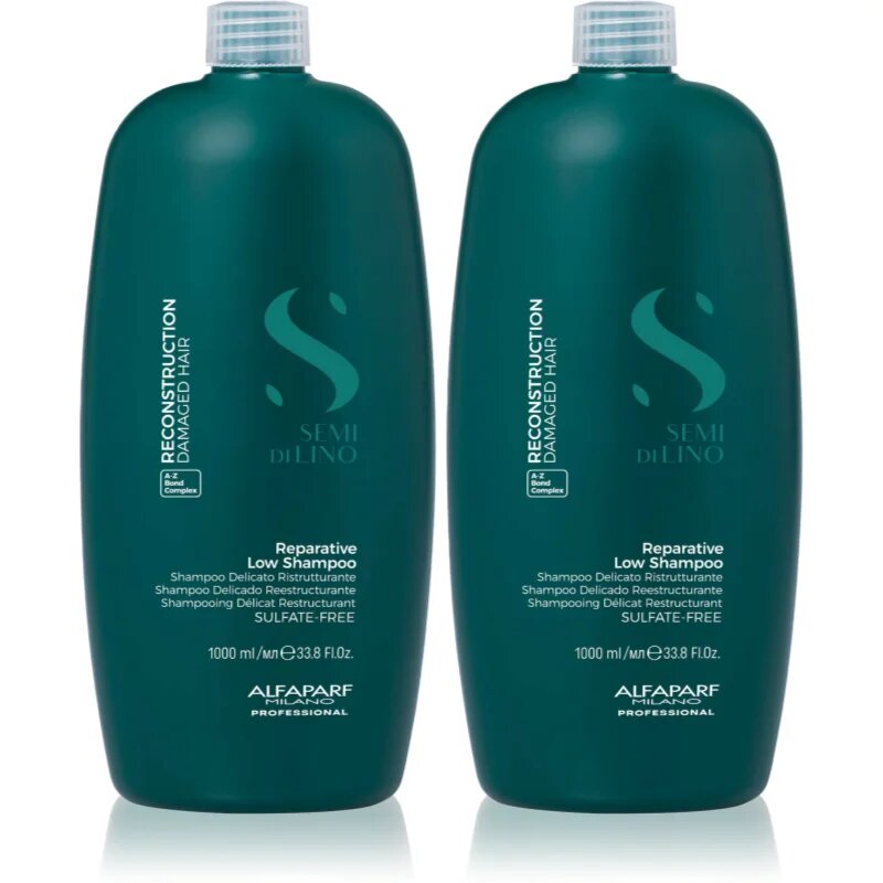 Alfaparf Milano Semi di Lino Reconstruction Shampoo duo Kit szett a károsult hajra