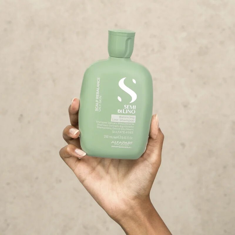 Alfaparf Milano Semi Di Lino Scalp Rebalance sampon zsíros fejbőrre 250 ml