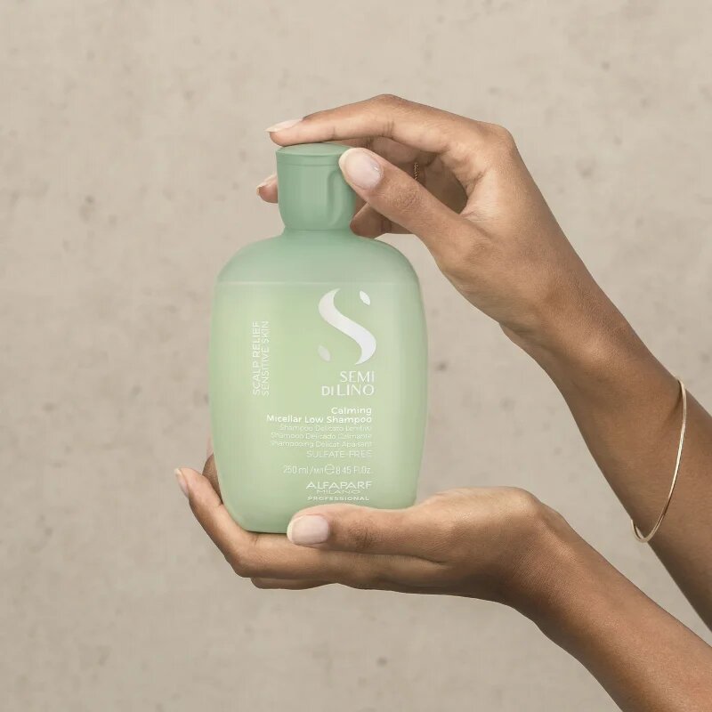 Alfaparf Milano Semi Di Lino Scalp Relief nyugtató sampon érzékeny fejbőrre 250 ml