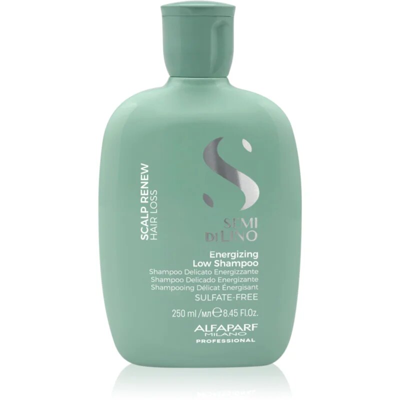 Alfaparf Milano Semi Di Lino Scalp Renew energetizáló sampon gyenge vékonyodó és töredezett hajra 250 ml