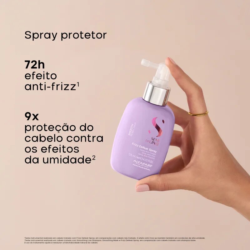 Alfaparf Milano Semi di Lino Smooth Frizz Defeat Spray kisimító spray a rakoncátlan hajra 125 ml