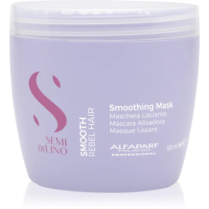 Alfaparf Milano Semi di Lino Smooth kisimító maszk a rakoncátlan és töredezett hajra 500 ml