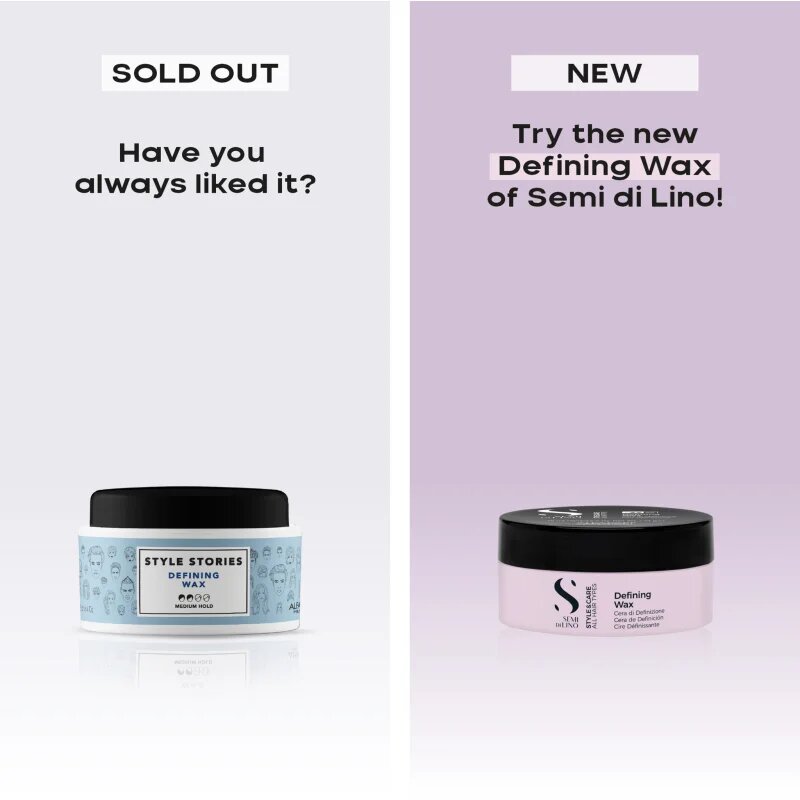 Alfaparf Milano Semi di Lino Style&Care Defining wax formázó wax az alakért és formáért 75 ml