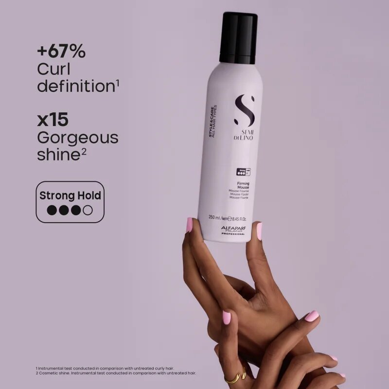Alfaparf Milano Semi di Lino Style&Care Firming mousse hab az erős rögzítésért hajra 250 ml