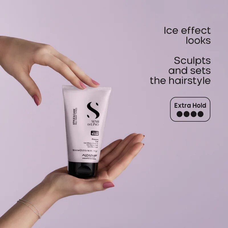 Alfaparf Milano Semi di Lino Style&Care Frozen gel styling gél extra erős fixáló hatású 150 ml