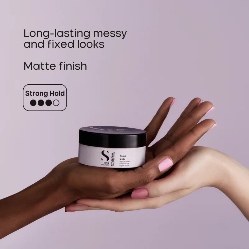 Alfaparf Milano Semi di Lino Style&Care Funk Clay modellező agyag az alakért és formáért 90 ml