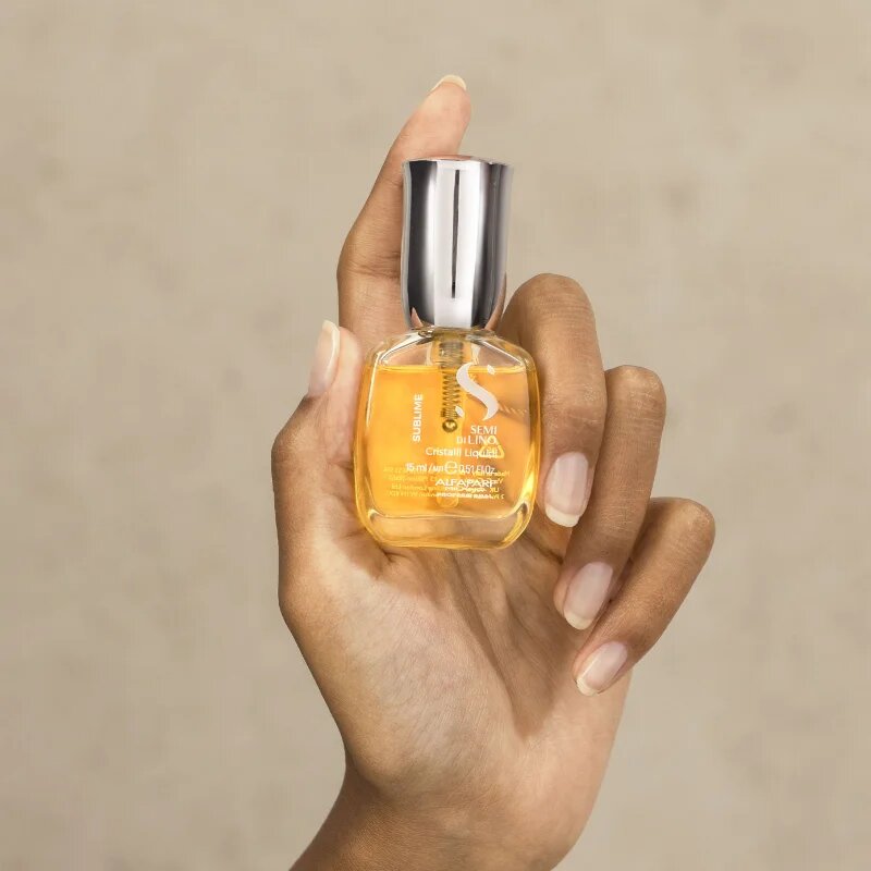 Alfaparf Milano Semi di Lino Sublime Cristalli hidratáló olaj a fénylő és selymes hajért 15 ml