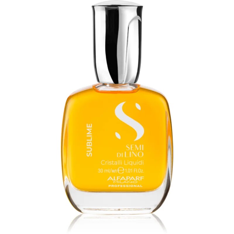 Alfaparf Milano Semi di Lino Sublime Cristalli hidratáló olaj a fénylő és selymes hajért 30 ml
