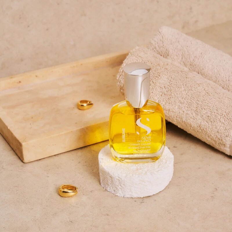 Alfaparf Milano Semi di Lino Sublime Cristalli hidratáló olaj a fénylő és selymes hajért 30 ml