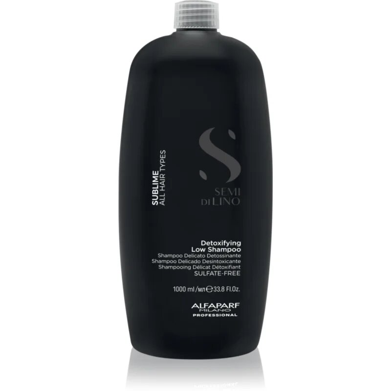 Alfaparf Milano Semi di Lino Sublime Tisztító méregtelenítő sampon minden hajtípusra 1000 ml
