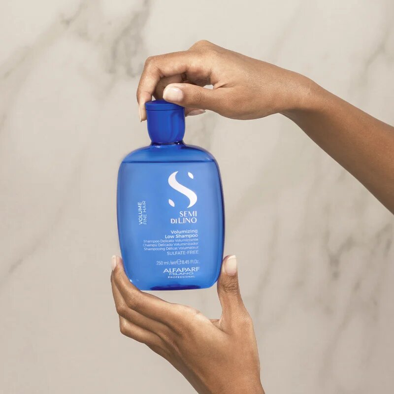 Alfaparf Milano Semi Di Lino Volumizing sampon a dús hajért finom és lesimuló hajra 250 ml