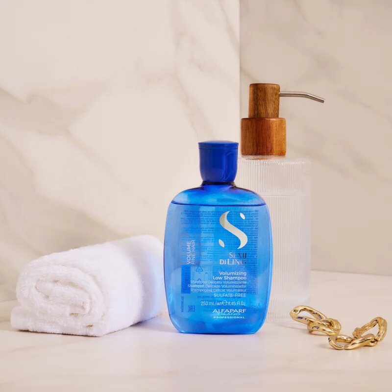 Alfaparf Milano Semi Di Lino Volumizing sampon a dús hajért finom és lesimuló hajra 250 ml