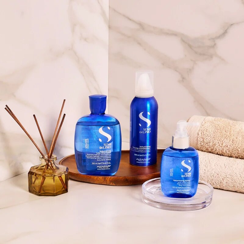 Alfaparf Milano Semi Di Lino Volumizing sampon a dús hajért finom és lesimuló hajra 250 ml