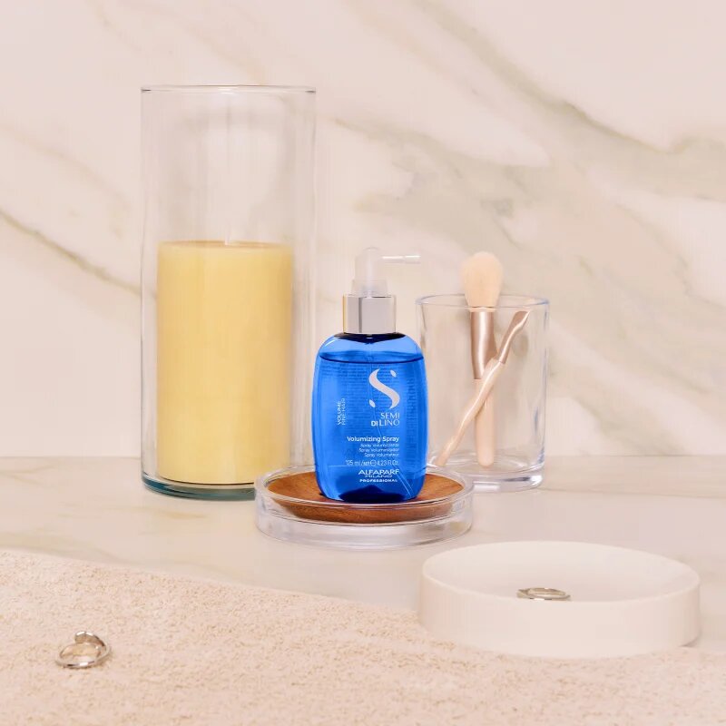Alfaparf Milano Semi Di Lino Volumizing spray a dús hajért finom és lesimuló hajra 125 ml
