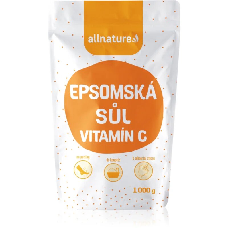 Allnature Epsom salt + vitamín C fürdősó C vitamin 1000 g