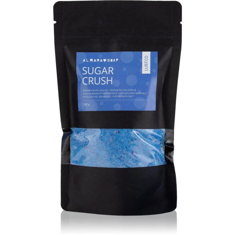 Almara Soap Bath Salt Sugar Crush színező fürdősó virág illattal 180 g