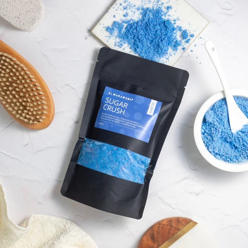 Almara Soap Bath Salt Sugar Crush színező fürdősó virág illattal 180 g