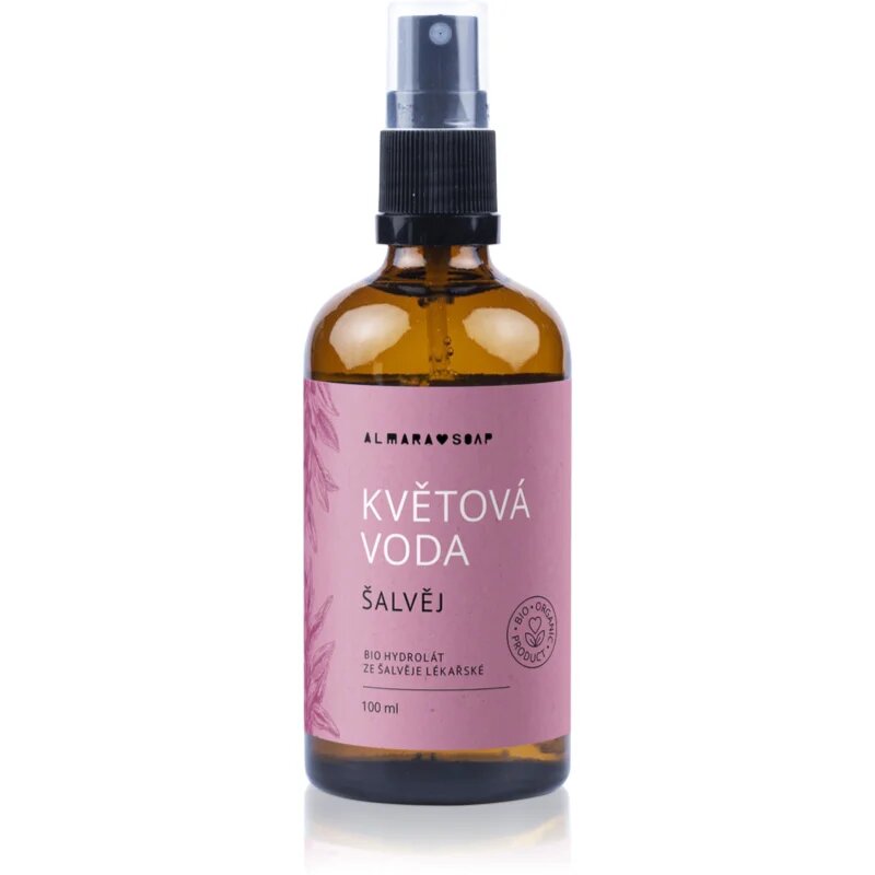 Almara Soap Floral Water Sage bőrtisztító víz zsíros és problémás bőrre 100 ml