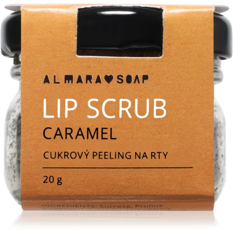Almara Soap Lip Scrub cukros peeling az ajkakra Caramel 20 g