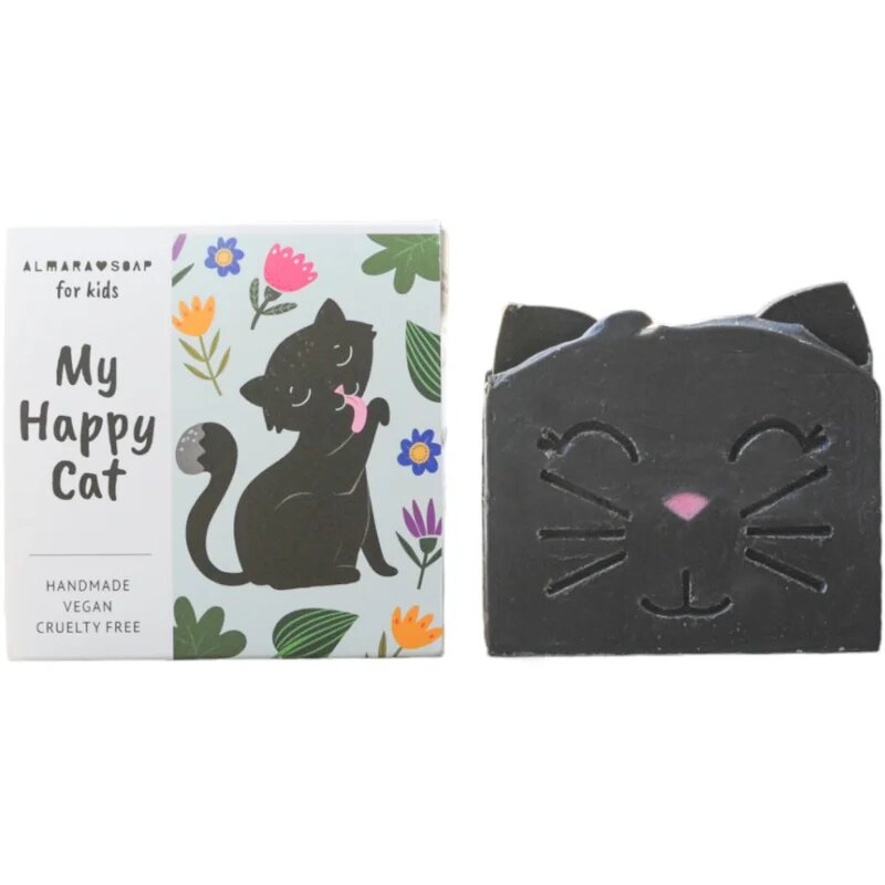 Almara Soap My Happy Cat kézműves szappan barack illatú gyermekeknek 100 g
