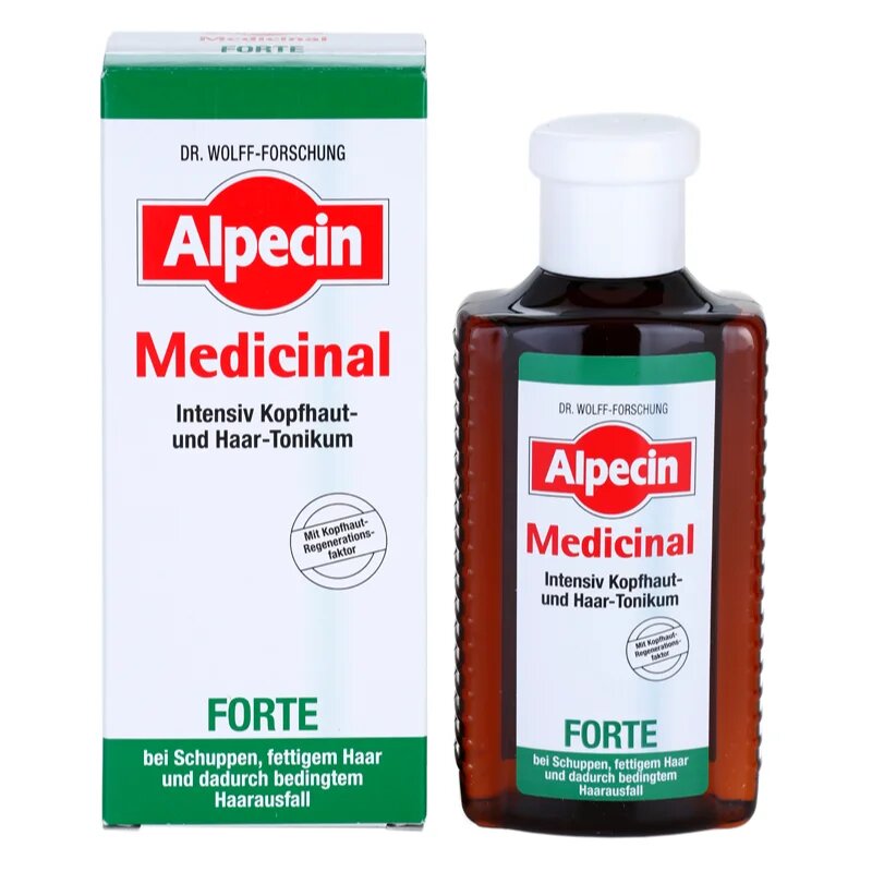 Alpecin Medicinal Forte intenzív tonik korpásodás és hajhullás ellen ellenállás 200 ml