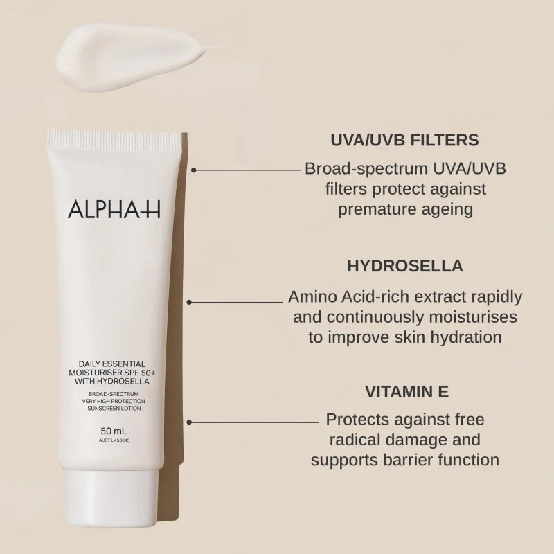 Alpha-H Daily Essential nappali hidratáló krém SPF 50+ 50 ml